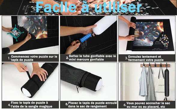 Tapis antidérapant pour Puzzle