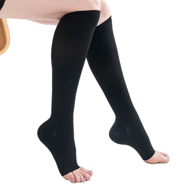 Chaussettes de compression à fermeture éclair