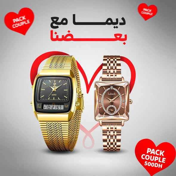 Labaoli + Boite Cadeau - الساعة الراقية الفاخرة السويسرية