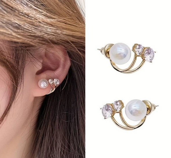 Boucles d'oreilles en acier inoxydable  - PEARL™