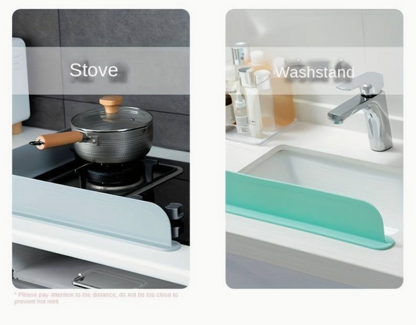 Protection anti-éclaboussures pour évier