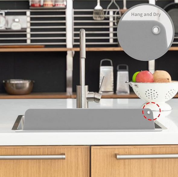 Protection anti-éclaboussures pour évier