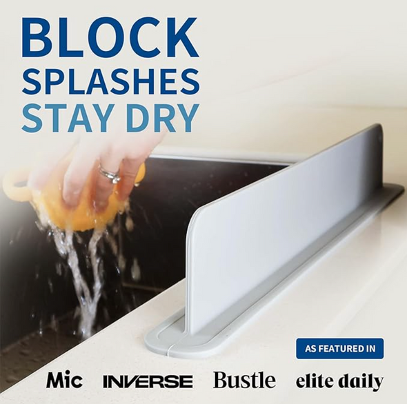 Protection anti-éclaboussures pour évier