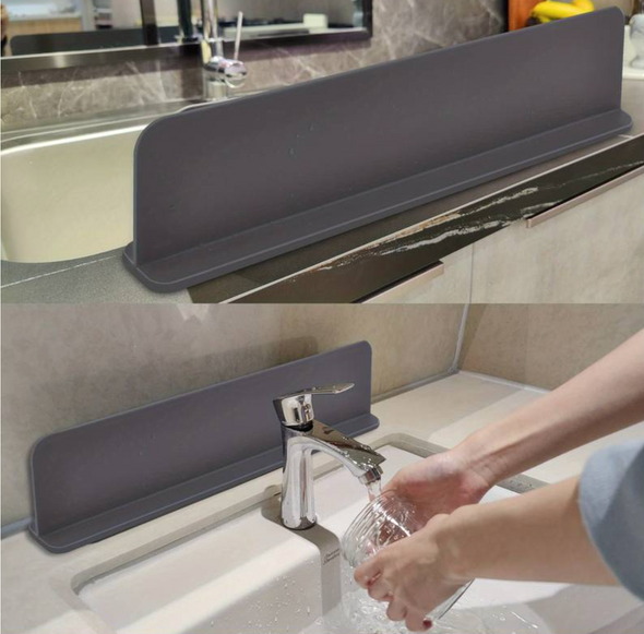 Protection anti-éclaboussures pour évier