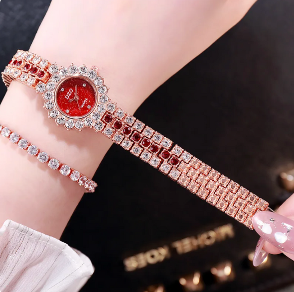 Tendance 2024- Ensemble RUBY montre et bijoux 6 pièces