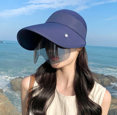 Tendance 2025 - Casquette de Femme avec Lunettes Intégrées
