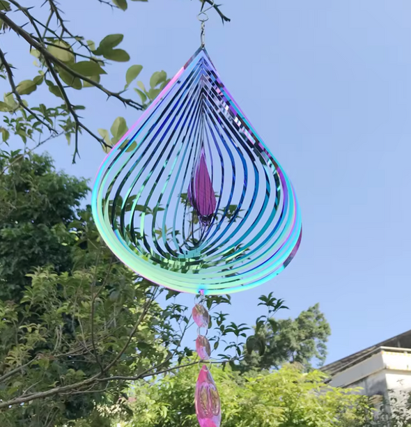 Répulsif oiseaux en 3D inoxydable avec miroir extérieur