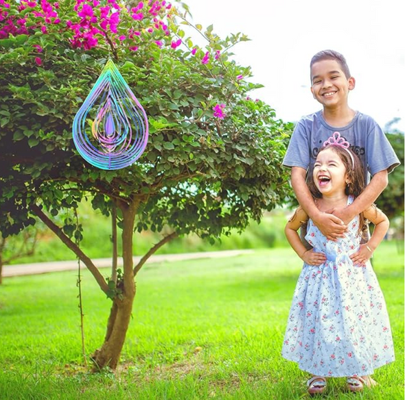 Répulsif oiseaux en 3D inoxydable avec miroir extérieur