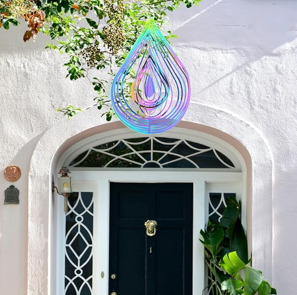 Répulsif oiseaux en 3D inoxydable avec miroir extérieur