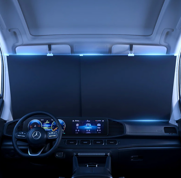 Pare-soleil de voiture rétractable automatique