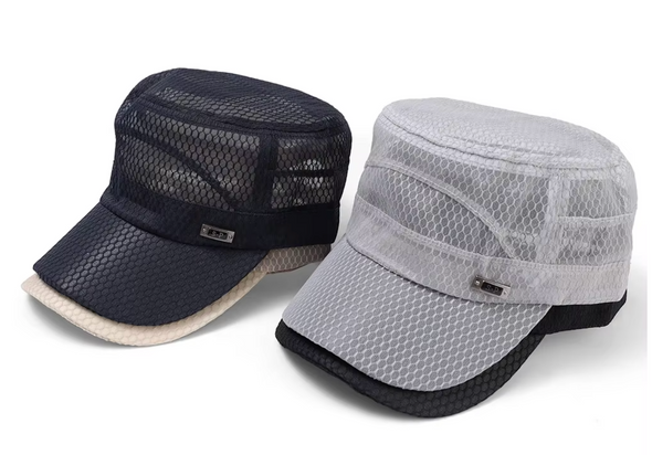 Casquette Militaire pour Homme en Maille Respirante