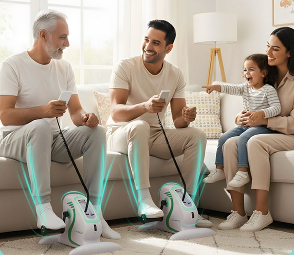 VitaFite™ – Le Mini Pédalier Électrique Motorisé qui Fait Bouger Votre Santé, Même Assis