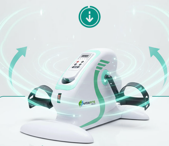 VitaFite™ – Le Mini Pédalier Électrique Motorisé qui Fait Bouger Votre Santé, Même Assis