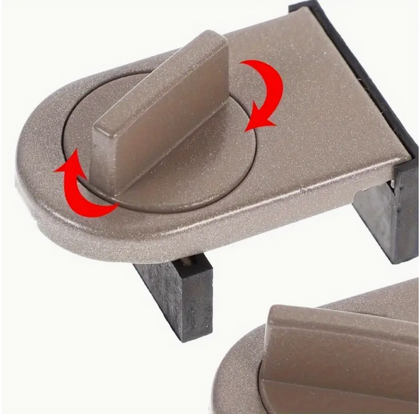 X2 Pack Serrure  pour porte et fenêtre coulissantes- Protection Anti-Vol