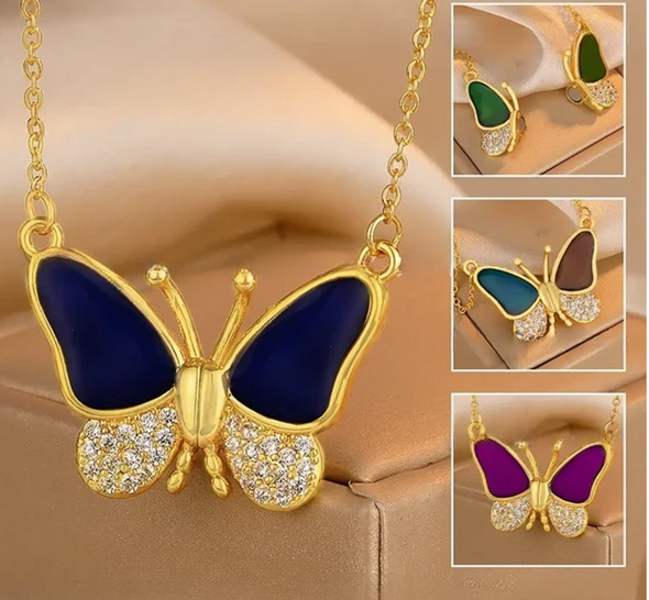 Collier d'humeur papillon - 2024