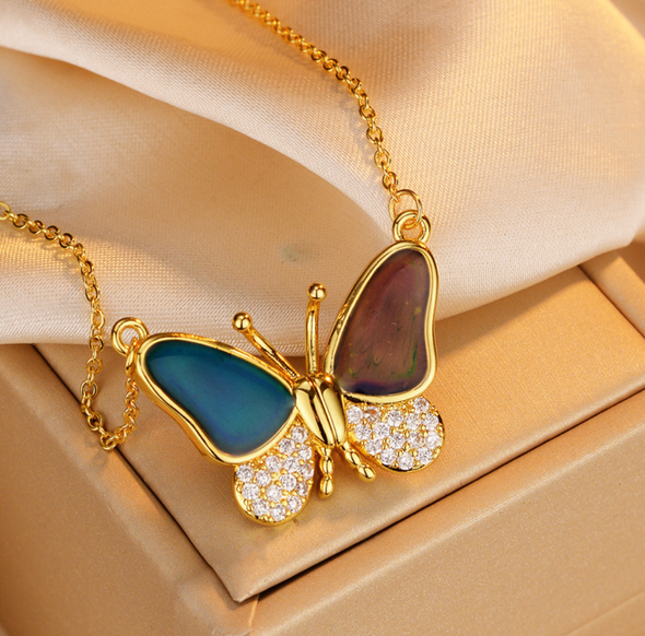 Collier d'humeur papillon - 2024