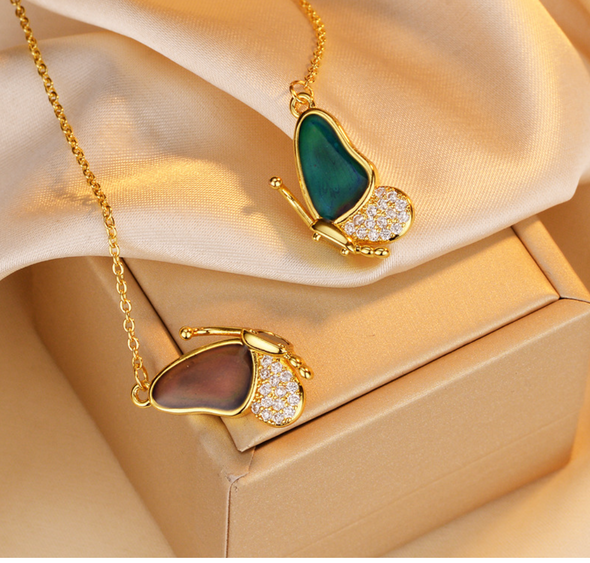 Collier d'humeur papillon - 2024