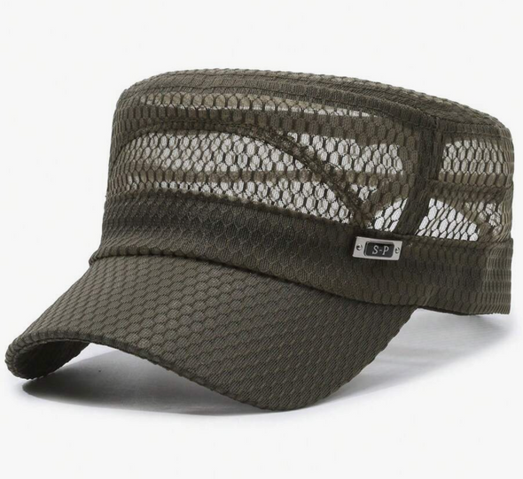 Casquette Militaire pour Homme en Maille Respirante