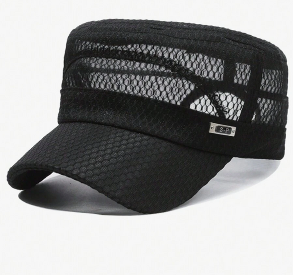 Casquette Militaire pour Homme en Maille Respirante