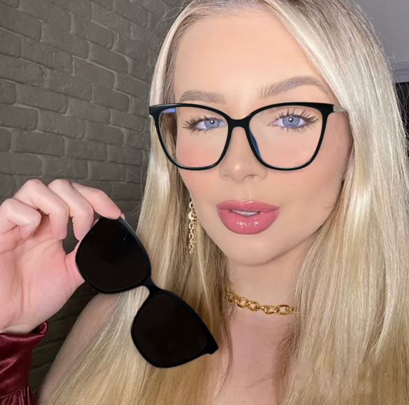 Lunettes 2 en 1  polarisées magnétique avec clip DX9879