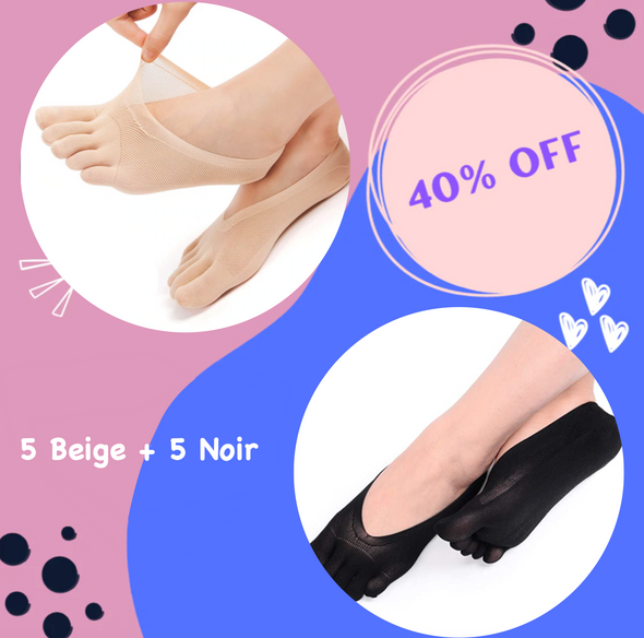 X5 Chaussettes de compression orthopédiques pour femme