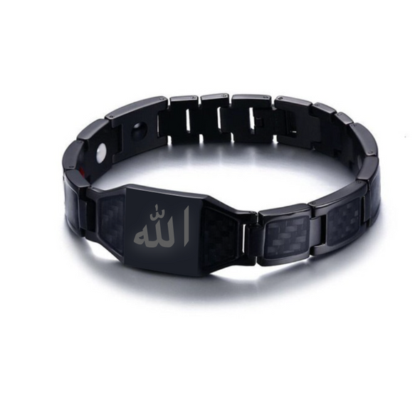 سوار طاقة مغناطيسي من ألياف الكربون الأسود