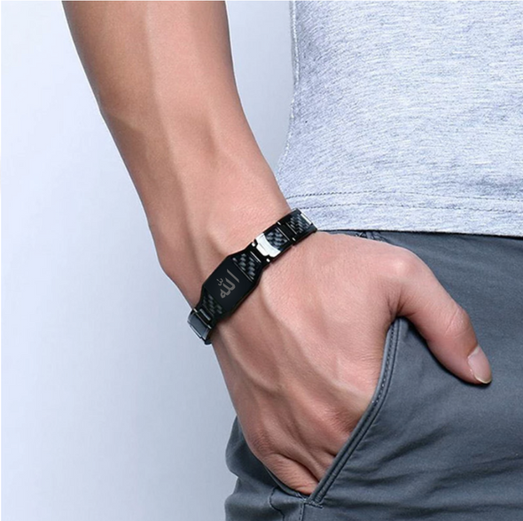 سوار مغناطيسي من ألياف الكربون الأسود